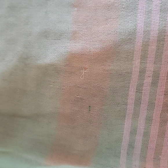 3/$20 VTG LAON FASHIONS Pastel Striped Lightweight Gauze Infinity Summer Scarf - Picture 11 of 12